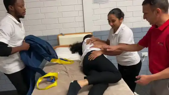 Un adelanto de nuestros estudiantes de Salud en acción.